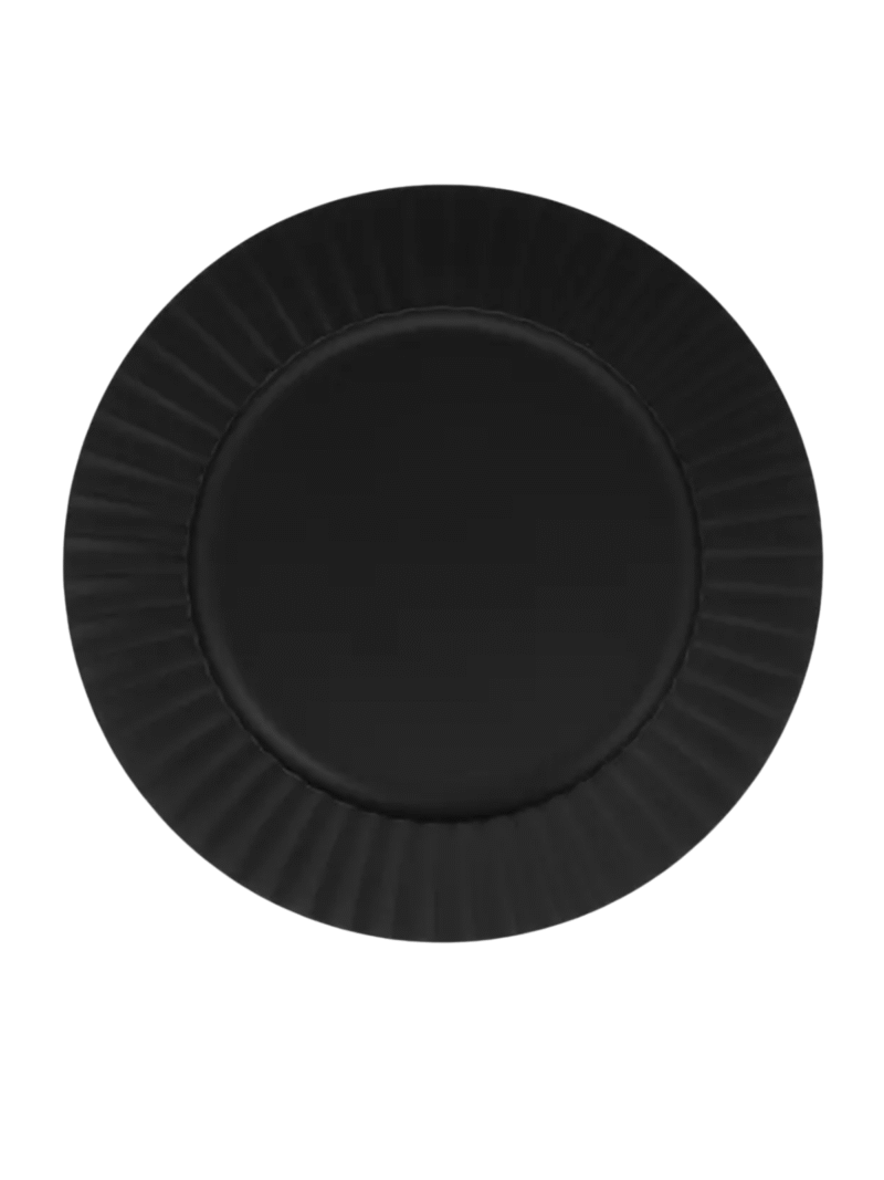 Black Fluted