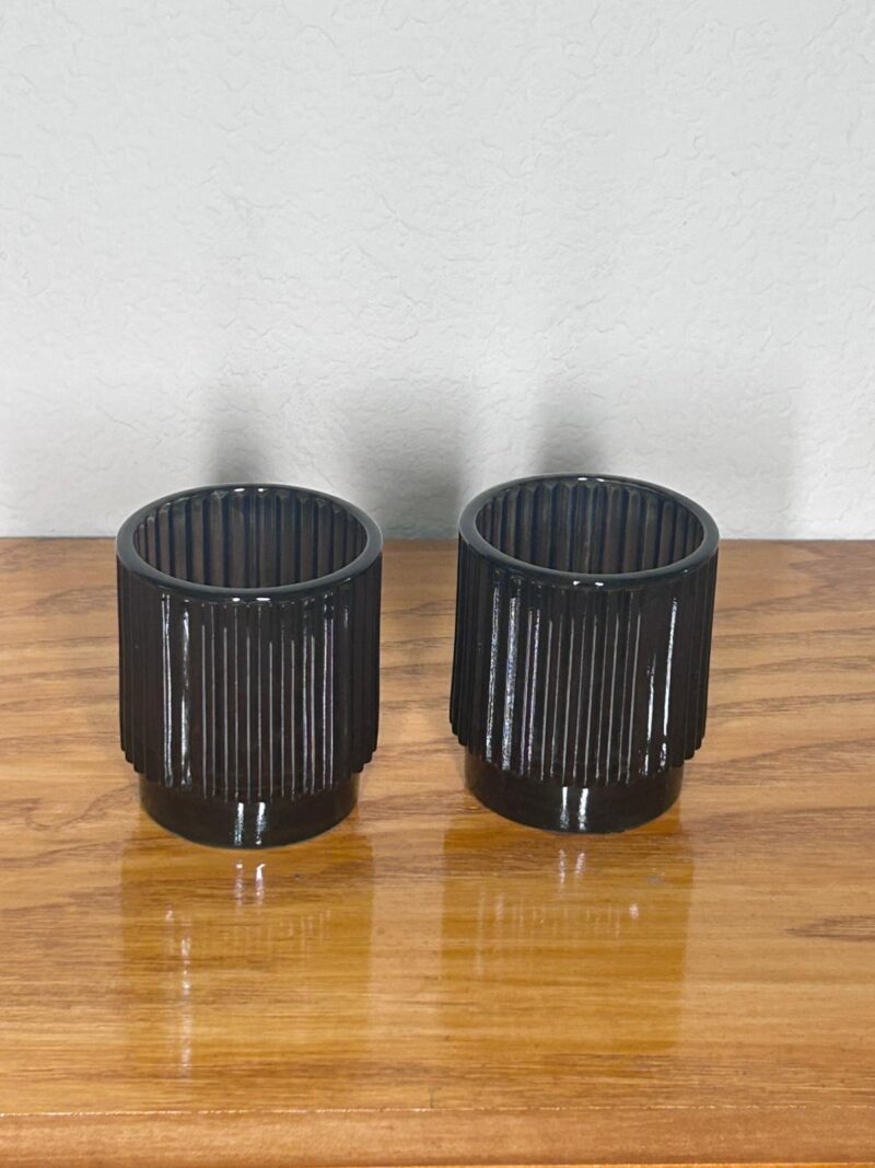 Black Votive Holders